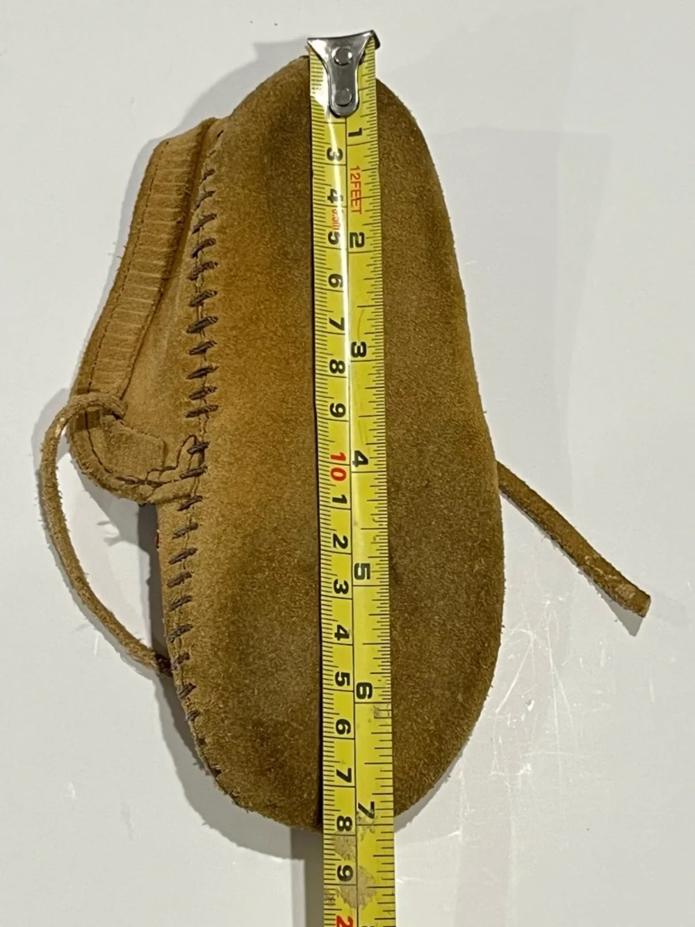 Vintage Minnetonka Leather Moccasins Small Kids Size 9 Shoes